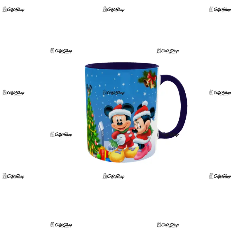 Mickey mouse christmas, cana ceramica, 330ml, model cgs1770